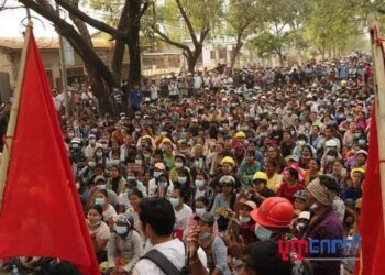 Myanmar protesters join ‘silent strike’ after soldiers kill 7-year-old girl in her father’s arms
