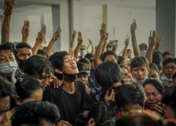 Funeral of two heroes