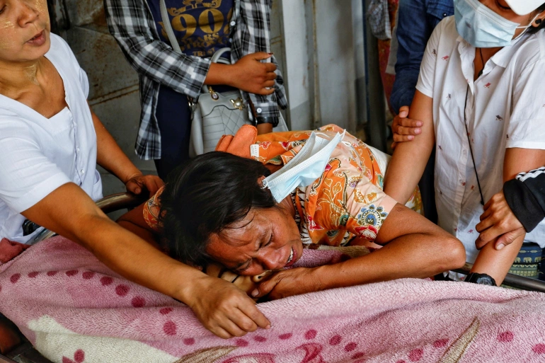 Girl shot dead by security forces in Myanmar military crackdown