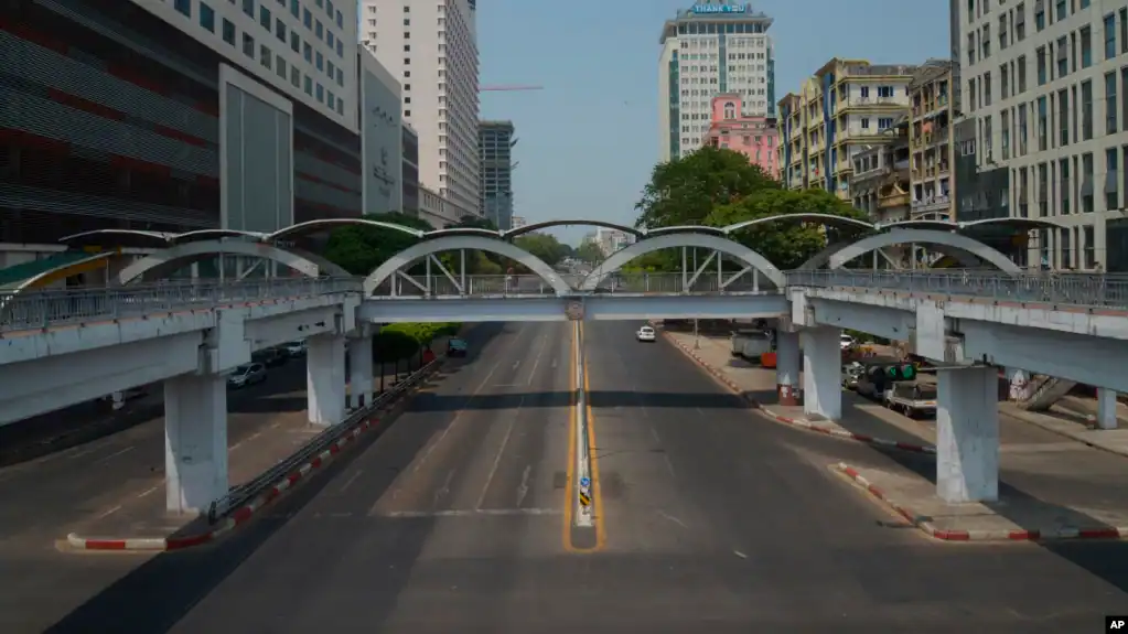 ရန်ကုန်မြို့ရဲ့ အသံတိတ်သပိတ်