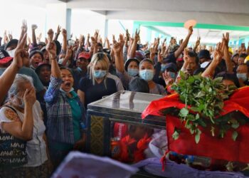 ‘They are only children’: Grief, defiance on display at funerals for fallen heroes