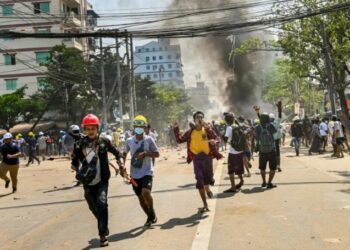 Myanmar protesters hit streets at dawn as Mandalay reels from eight deaths