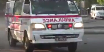 Footage of military terrorism