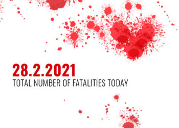 Total number of fatalities today
