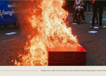 Myanmar Coup Maker’s Birthday Greeted With Curses, Nationwide Condemnation