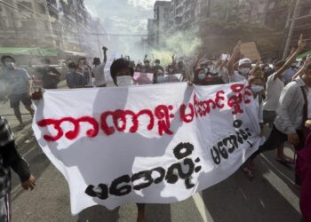 Myanmar people wish junta chief ‘death and hell’ on his birthday
