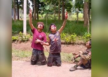 လူမှုကွန်ရက်တွင်ပြန့်နေသည့် ဓာတ်ပုံထဲက ကလေး ၂ ဦးမှာ ဒီးမော့ဆိုကဖြစ်