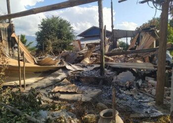 More than 100 homes destroyed in second junta attack on Gangaw Township village