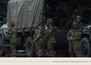 Myanmar Regime Detains Over 100 People for Supporting Silent Strike Online