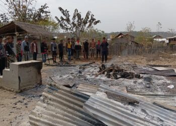 ၃ နှစ်သမီးကိုသတ်၊ မိခင်ကို မုဒိမ်းကျင့်သည့် အင်းငယ်ဒေါင့်ရွာစီးနင်းမှု