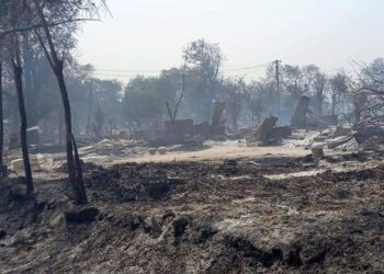 စစ်ကိုင်းတိုင်းမှာ သုံးရက်အတွင်း ရွာငါးရွာက အိမ် ၅၀၀ ကျော် မီးရှို့ခံရ
