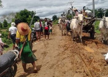 ယင်းမာပင်မြို့မှာ နေအိမ် ၂၅၀ ကျော် မီးရှို့ခံရပြီး ဒေသခံ ခုနစ်ထောင်ကျော် ထွက်ပြေးနေရ