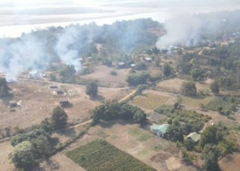 Over 15,000 Flee as Myanmar Junta Bombs, Shells and Burns Katha Villages