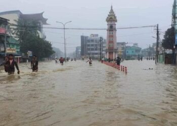 Thousands Displaced as Widespread Flooding Inundates Southern Myanmar
