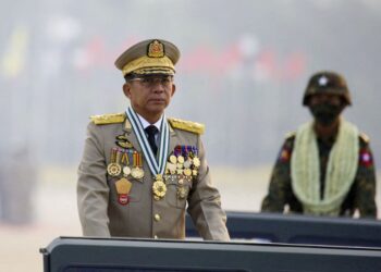 Myanmar junta chief calls for unity, says military holding power ‘temporarily’